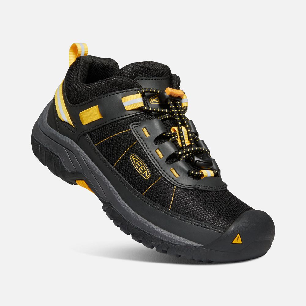 Keen Sneakers Barn Svarta/Gula - Targhee Sport Vent Shoes - 046735VFA